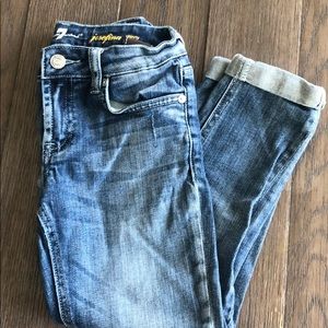 EUC 7 for All Mankind distress denim for girls